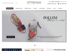 Tablet Screenshot of cityschuh.com